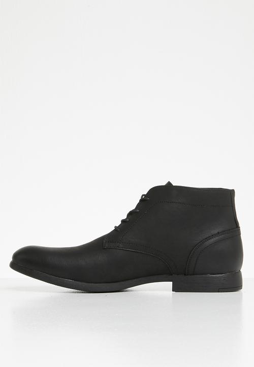 Jack & Jones - Desmond lace-up boot - black