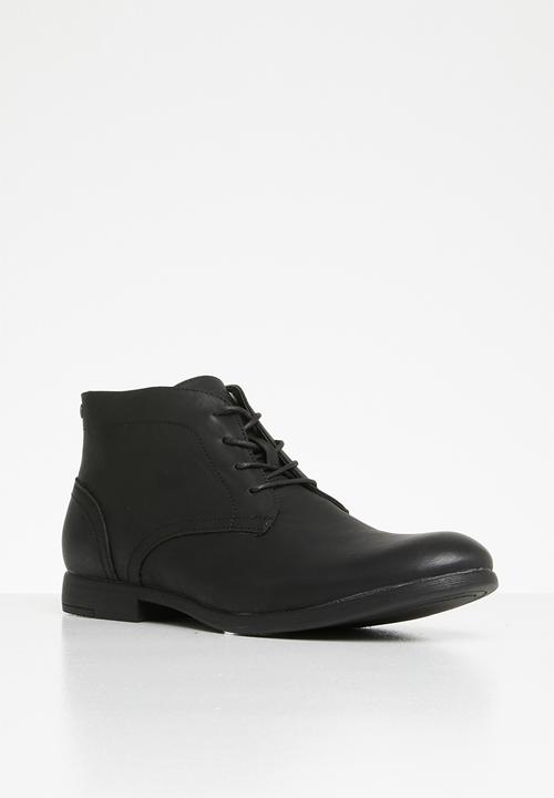 Jack & Jones - Desmond lace-up boot - black