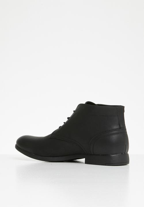Jack & Jones - Desmond lace-up boot - black