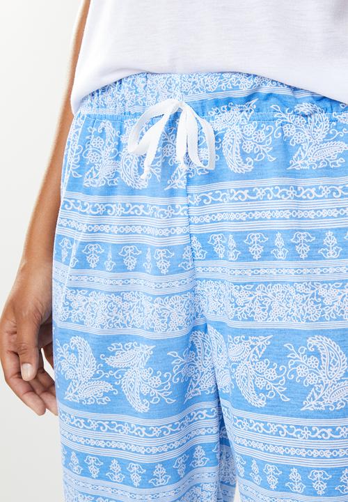 edit - Sleep set - blue & white