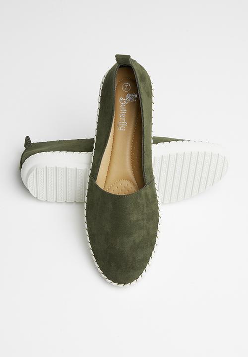 Butterfly Feet - Alexis espadrille - olive
