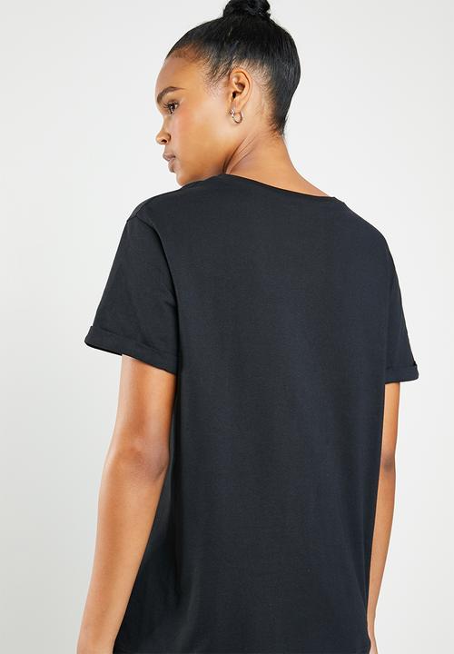 Superbalist - Graphic printed tee - black