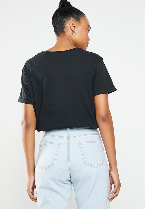 Superbalist - Graphic printed tee - black