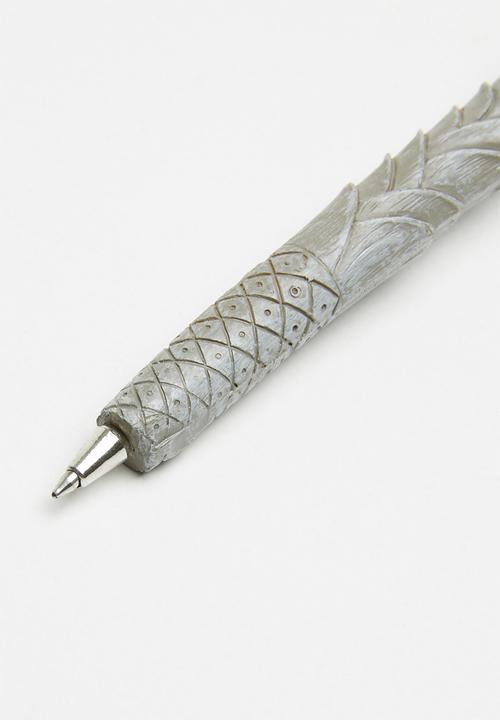 Typo - Novelty pen - pink & grey 
