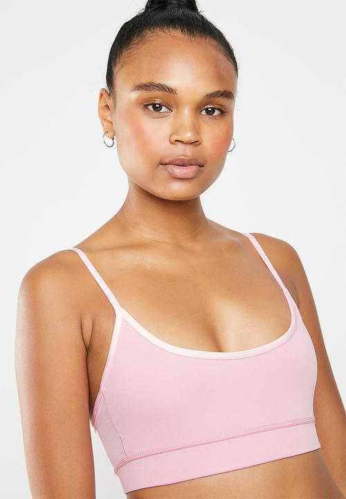 South Beach  - Strappy seamless bralette - pink