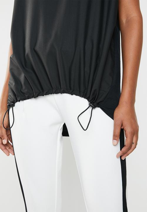Superbalist - Combo fabric tee - black 