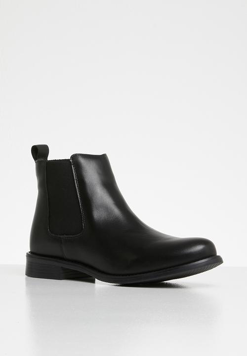 Vero Moda - Sally leather boot - black