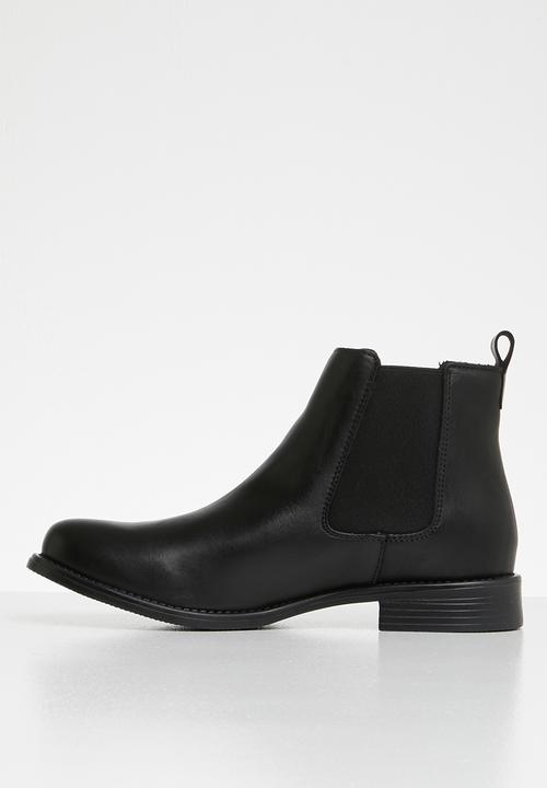 Vero Moda - Sally leather boot - black