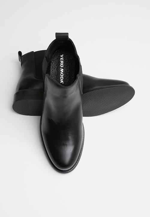 Vero Moda - Sally leather boot - black