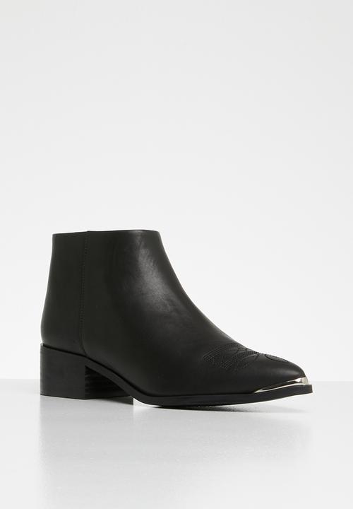 Vero Moda - Bella leather boot - black