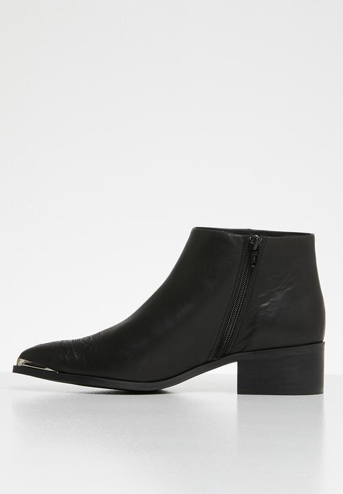 Vero Moda - Bella leather boot - black