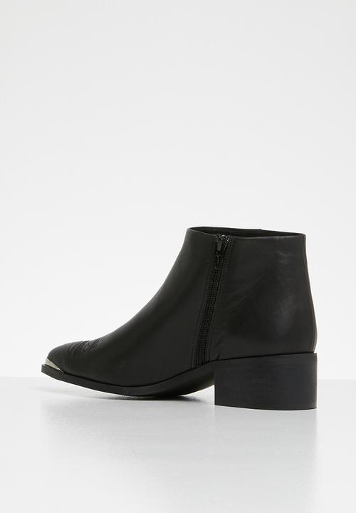 Vero Moda - Bella leather boot - black