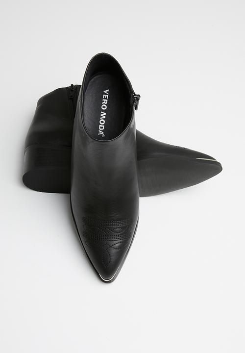 Vero Moda - Bella leather boot - black