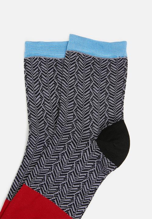 Hysteria - Jill ankle socks - grey