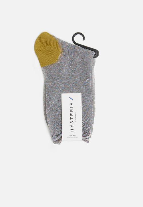 Hysteria - Emma ankle socks - grey
