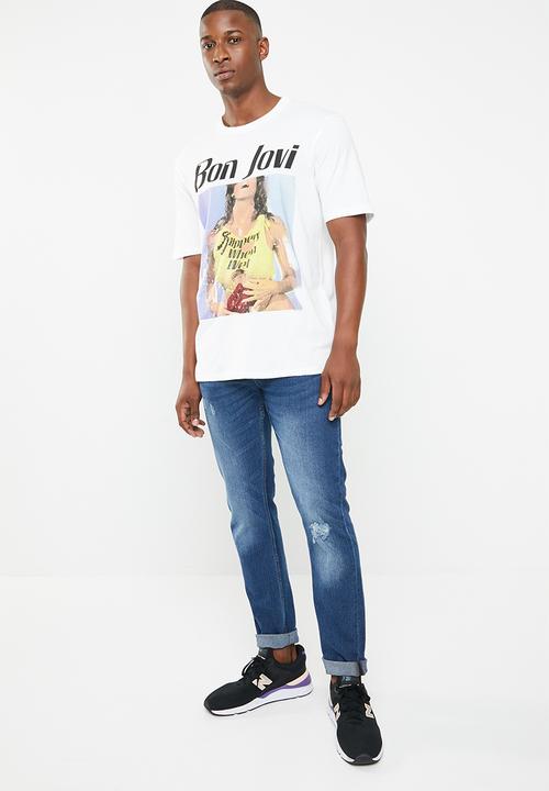 Cotton On - Tbar collaboration short sleeve tee - white