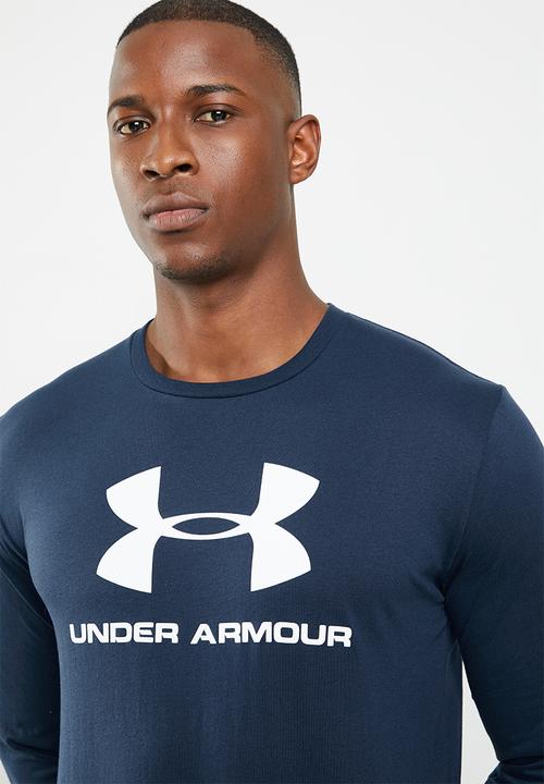 Under Armour - Sportstyle logo LS tee - navy