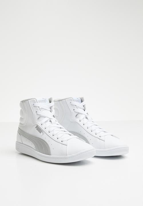 PUMA - Smash V2 - Puma-white/ Puma-silver 