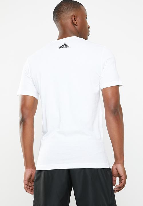 adidas Performance - Tango gr crew ss tee - white & black