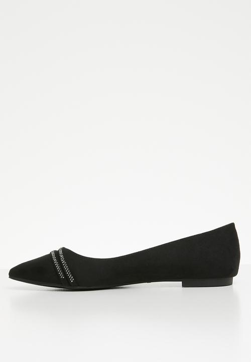 Call It Spring - Ginoria flat - black