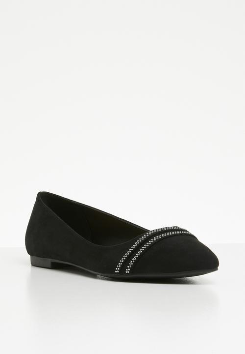 Call It Spring - Ginoria flat - black