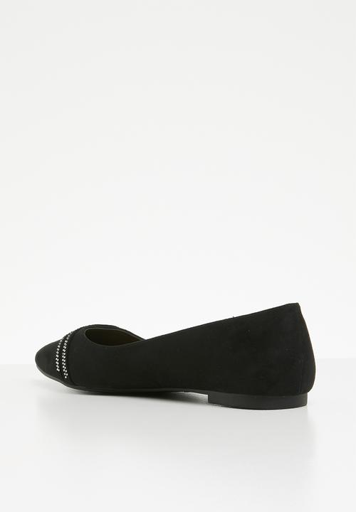 Call It Spring - Ginoria flat - black