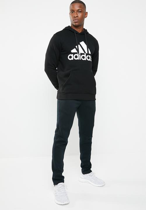 adidas Performance - Bos pullover hoodie - black & white