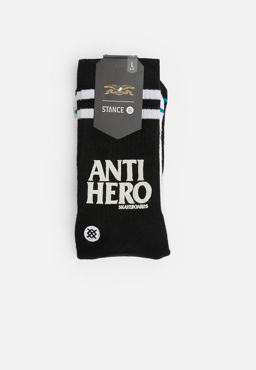 Stance Socks - Antihero socks - black & white