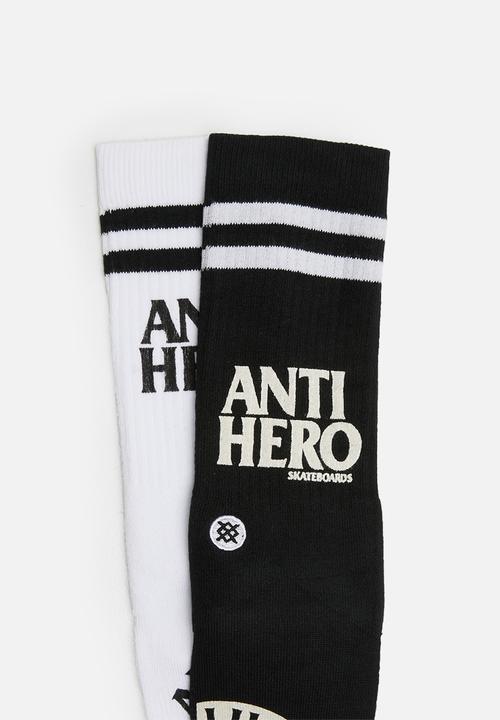 Stance Socks - Antihero socks - black & white