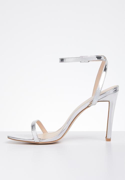 Public Desire - Notion heel - silver 