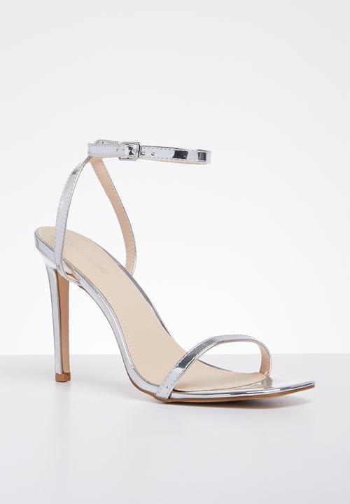Public Desire - Notion heel - silver 