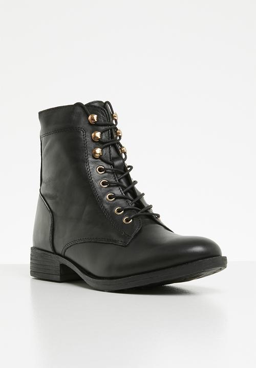 ALDO - Felalia leather boots - black