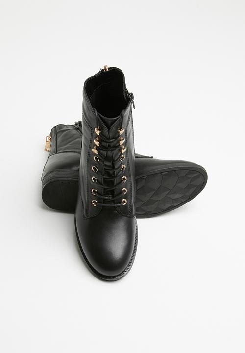 ALDO - Felalia leather boots - black