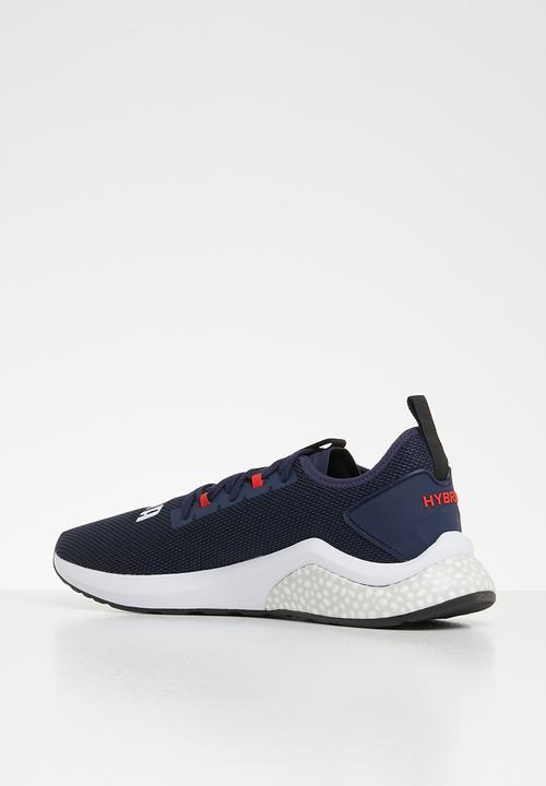 PUMA - Hybrid NX - peacoat-high risk red-Puma white
