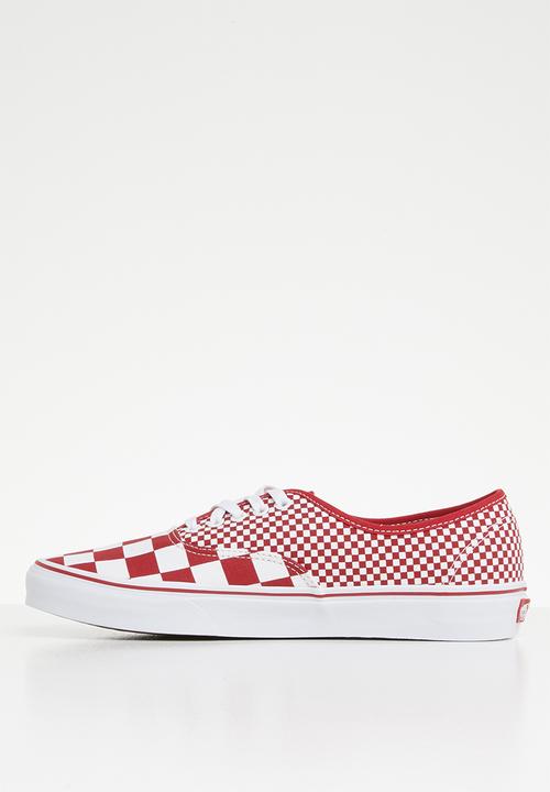 Vans - Authentic - red & white