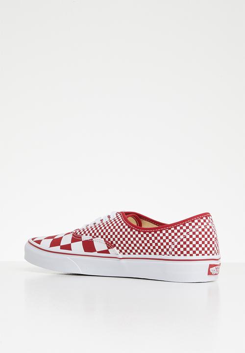 Vans - Authentic - red & white