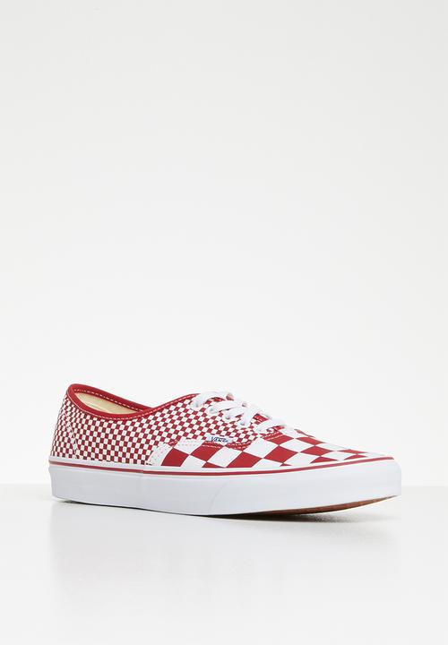 Vans - Authentic - red & white