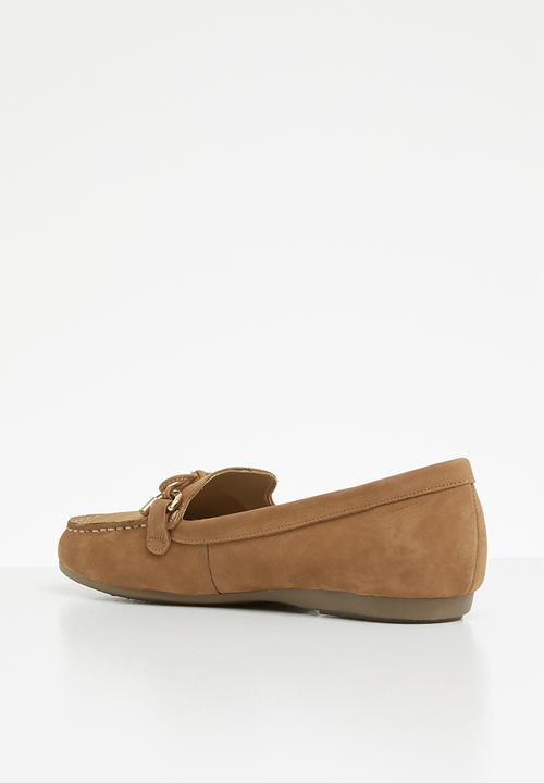 ALDO - Adrerini leather moccasin - brown