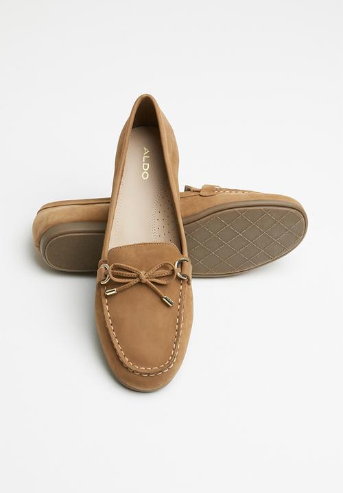 ALDO - Adrerini leather moccasin - brown