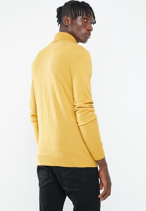 Superbalist - Roll neck knit - yellow