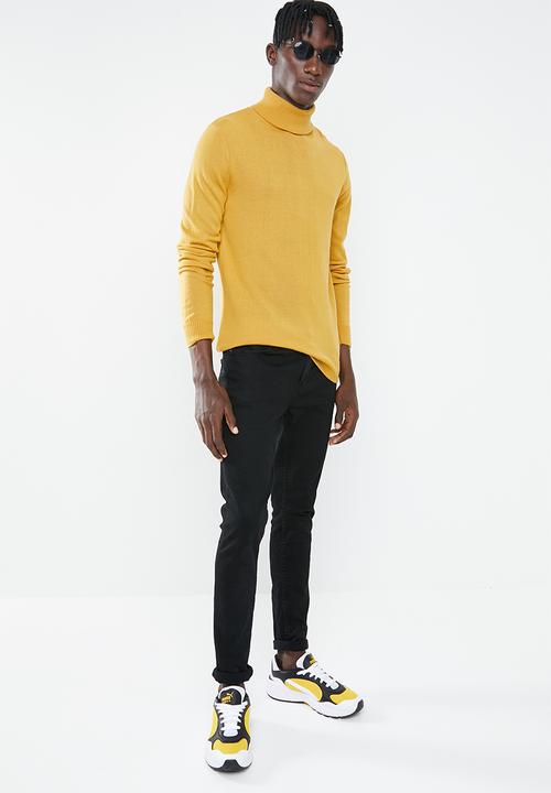 Superbalist - Roll neck knit - yellow