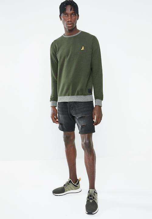 Brave Soul - Adriel sweatshirt - khaki