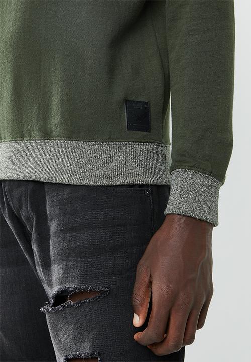 Brave Soul - Adriel sweatshirt - khaki