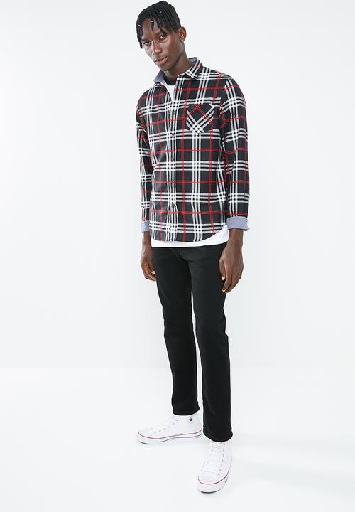 Brave Soul - Enrico shirt - black