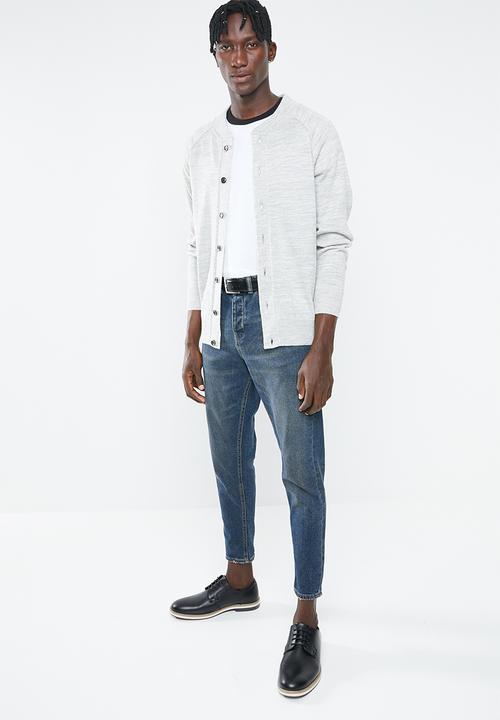 Superbalist - Button-through bomber knit - grey