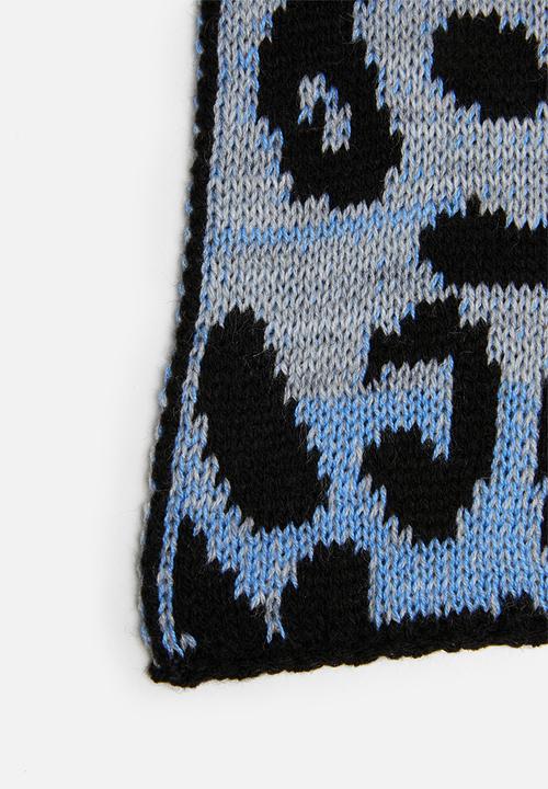 Superbalist - Woven leopard print scarf - multi