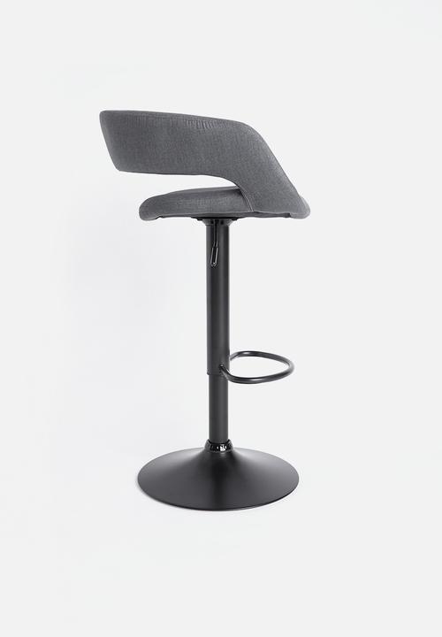 Sixth Floor - Grace barstool gas - dark grey