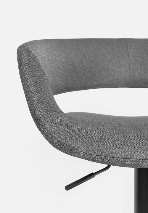 Sixth Floor - Grace barstool gas - dark grey