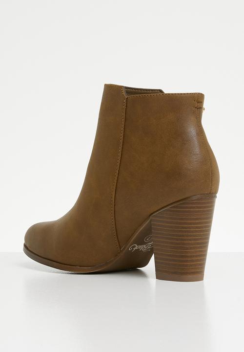 Miss Black - Ankle boots - tan