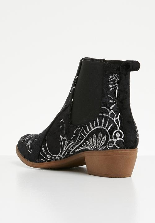 Jada - Cowboy ankle boot - black